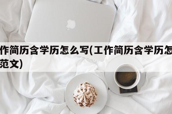 工作简历含学历怎么写(工作简历含学历怎么写范文)